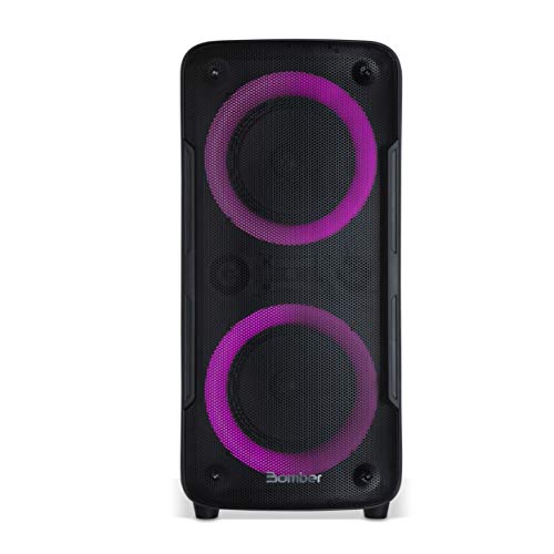 Caixa de Som BOMBER BeatBox 400 Portátil Bluetooth com Led 12Watts RMS - Bomber