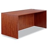 Alera Valencia Series 66 by 30 by 29-1/2-Inch Desk Shell, Medium Cherry
