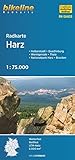  Radkarte Harz (RK-SAA05): Halberstadt, Quedlinburg, Wernigerode, Thale, Nationalpark Harz, Brocken, 1:75.000, wetterfest/reißfest, GPS-tauglich mit UTM-Netz (Bikeline Radkarte)