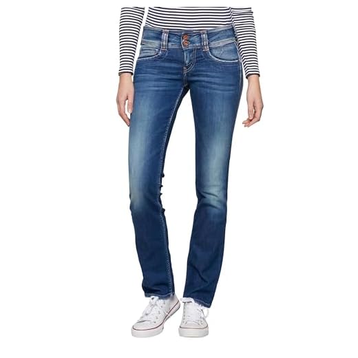 Pepe Jeans dritti Gen, Jeans, Donna, Blu