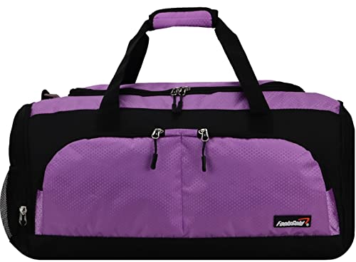 foolsGold Gym Duffle Bag with Shoe Compartment, Large Sports Holdall with Multiple Pockets, Fully Lined Interior - Image 2