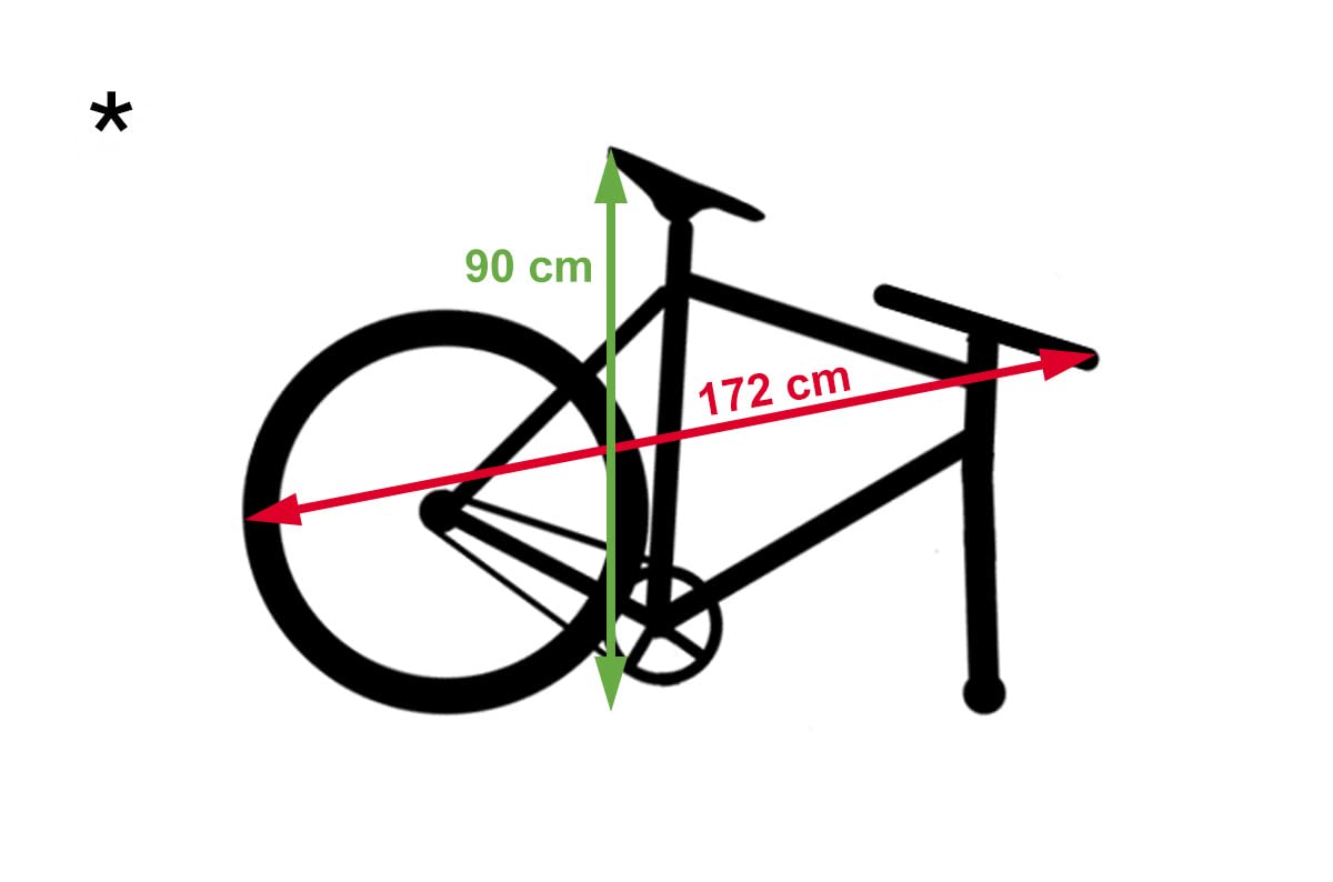 Funda de Transporte para BTT MTBag Original New de Buds-Sports Sin Desmontar la Rueda Trasera - en Unos Segundos tu Bici Está Protegida - Ideal para Transportar tu Bici, en Coche/Autobús