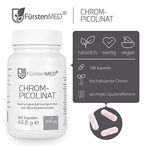 Chrom Kapseln FürstenMED – Hochdosiertes Chrom Picolinat