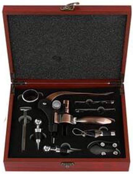 Weinflaschenöffner Set Legierung Korkenzieher mit Stopper und Ausgießer, Weinzubehör für Rotwein, Geschenk für Weinliebhaber