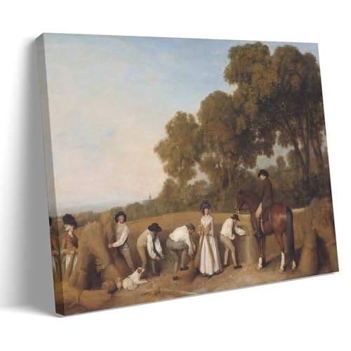 Tableau George Stubbs Reapers toile imprimée haute finition