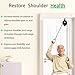 Shoulder Pulley for Physical Therapy with Fixed Metal Bracket, Shoulder Pulley Over The Door Physical Therapy System, Over Door Exercise Pulley for Injury Rehab Recovery Stretching