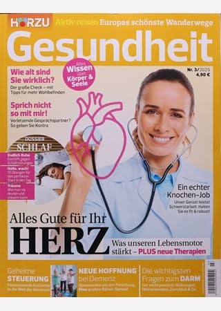 Hörzu Gesundheit 3/2025 \"Alles Gute für Ihr Herz\"