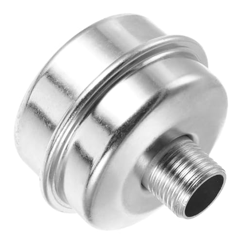 Silenciador de motor en acero plata BESTonZON para generador con reduccion de ruido