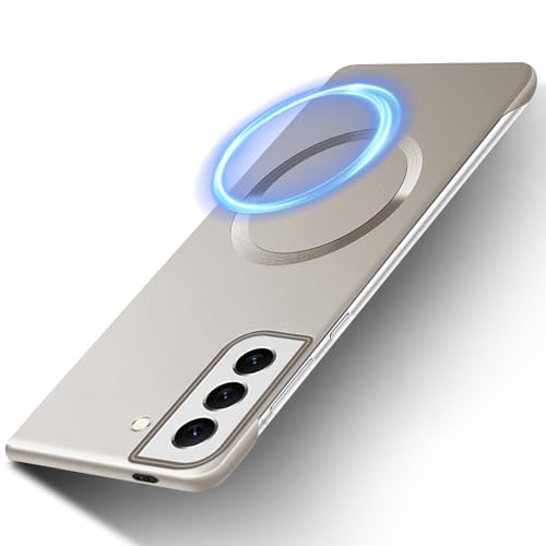 Coque fine Samsung S22 anti-empreintes coque magnétique sans cadre mate