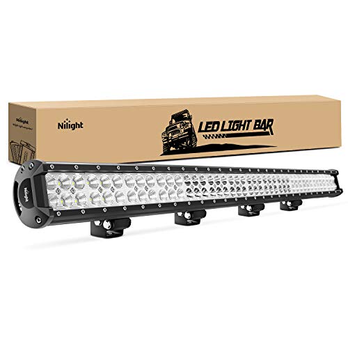 Nilight 39Inch 252W Led Light Bar Spot Flood Combo 24V 12V Boat Lighting Off road Driving Work Lights for Van Camper Wagon Car Pickup ATV UTV SUV Truck, 2 Years Warranty