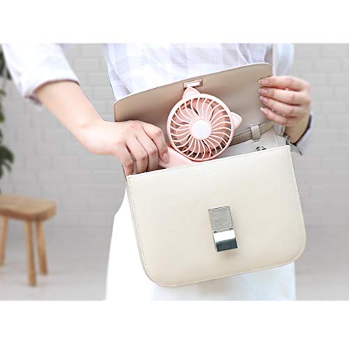 Ordinateur de poche et ventilateur USB contre la chaleur en dortoir rose - 6