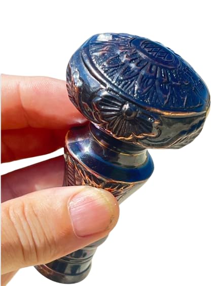 Poignée en laiton antique nautique haut de gamme pour canne de marche de luxe