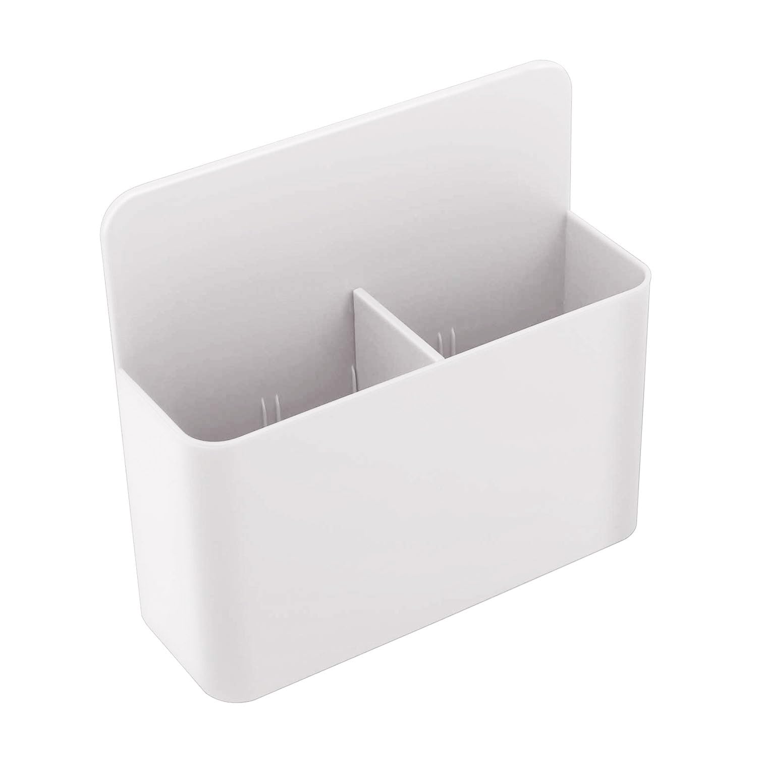 Lifekrafts Metal Magnetic Pen Holder (White, Pack Of 1) - Pen Pencil Marker Holder Storage Organizer For Whiteboard, Refrigerator, Locker And Etc.