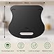 Diwoker Gleitbrett für Thermomix TM6 TM5, Thermomix Rollbrett TM6 mit Rollen und Handgriff, Thermomix Brett müheloses Verschieben Rollbrett aus Acryl Schwarz