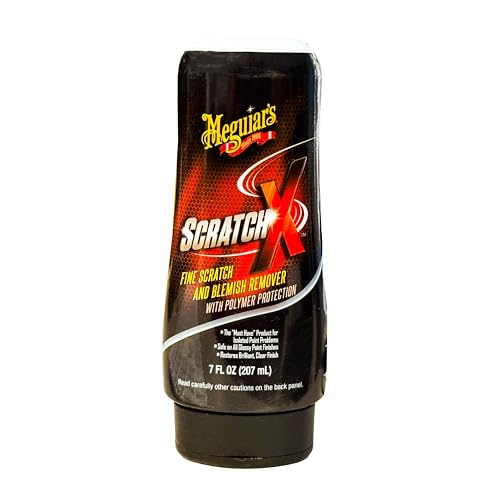 Meguiar's ScratchX 2.0 Sredstvo za uklanjanje ogrebotina za boju automobila - Uklanja ogrebotine na svim bojama i bojama - Jednostavan za korištenje rukom ili polirkom - 207 ml - G10307EU