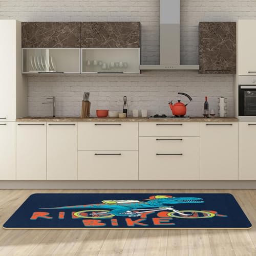 Alfombrillas de cocina lavables VAPOKF con diseño resistente textil 3