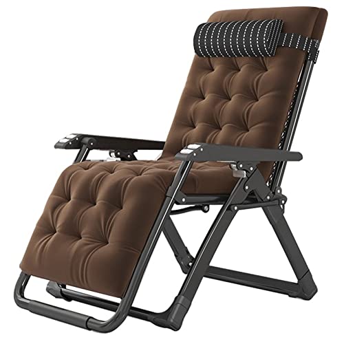 Fauteuil inclinable pliable de terrasse fauteuil de jardin réglable 70cm - 2