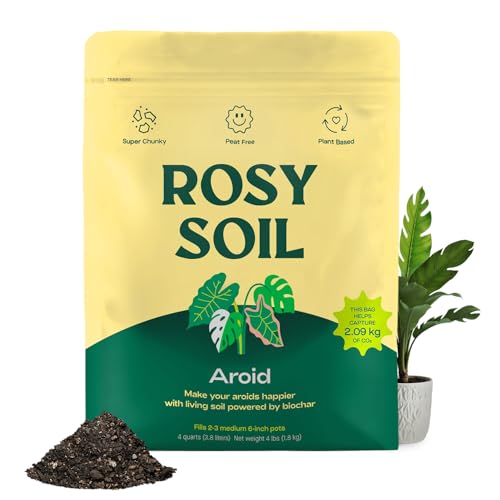 Rosy Soil Aroid Soil Potting Mix - Peat-Free, Microbially Active