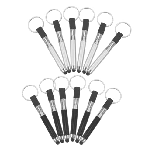 Mini bolígrafo capacitivo para pantallas táctiles, pack de 12 piezas ideales para llevar contigo