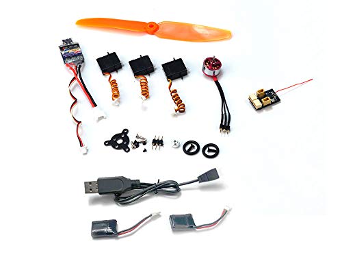 Kit de avión de madera de balsa DW Hobby Spacewalker de 460mm y 3CH a control remoto K0905-142 6