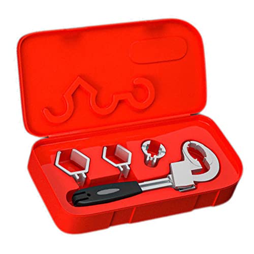 La mejor selección de Fontanería de baño los mejores 5. 48 Llave de Baño Multifuncional Llave Ajustable con Dientes de Arco Herramienta de Instalación de Plomería para Grifo de Lavabo de Tubería, Desmontaje y Montaje de Fregadero de...