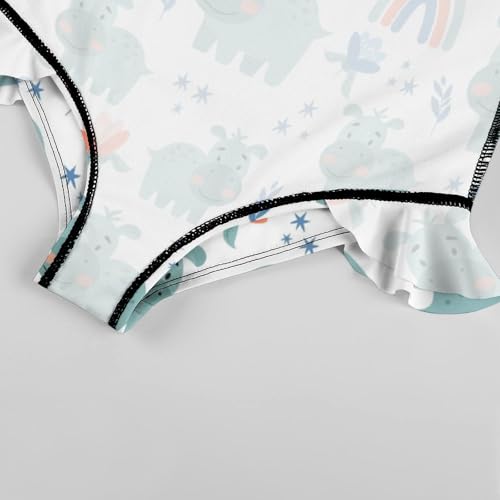 Image of Girls One Piece Swimsuit Swimwear Bathing Suits 3-12 Years