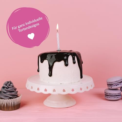 GoodBake Happy Drip Schwarz 145g, Cake Drip, Kuchenglasur aus Schokolade zum Dekorieren & Verzieren für Kuchen, Torten, Donuts etc, glutenfrei