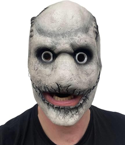 �n���E�B�� �}�X�N Cosplay Mask Slipknots Masks Face Latex Halloween Mask Steampunk Masquerade Party Adult Prop (A)
