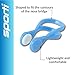Sporti Swim Nose Clip II Plugs, Waterproof Pool Clip for Adult, Competitive Swimmer Protector - Blue