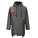 Super Danganronpa 2 Nagito Komaeda Army Green Jacket ONLY Cosplay Costume Real Pockets(Female,Medium)