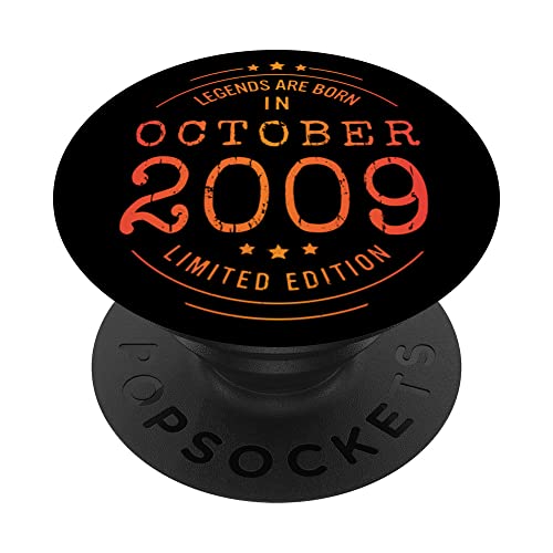 Cumpleaños Octubre 2009 Edición Limitada Regalo Used Vintage PopSockets PopGrip Intercambiable