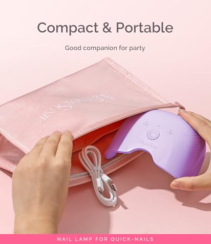 MelodySusie Mini LED UV Nail Lamp with Lightweight Design - image 6