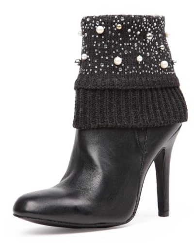 Image of MeMoi Women's Oya Bejeweled Boot Toppers