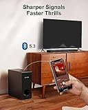 ULTIMEA Sound Bar for TV, with Dolby Atmos, Soundbar for 3D Surround Sound System, Bluetooth Soundbar for TV with Subwoofer, Deep Bass, Slim TVSound Bar, 190W Home Theater SoundbarSpeaker, Nova S50 - Image 7