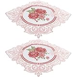 Napperons brodés – leurs couleurs vives et leurs jolis motifs s'améliorent fil des lavages, petits sets de table