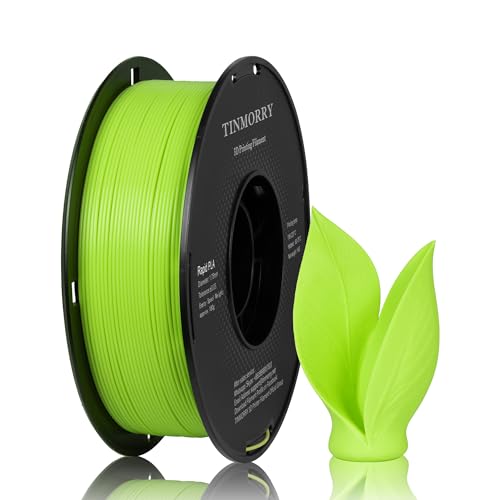 TINMORRY PLA Filament 1.75 mm, Fast PLA 3D Printing Filament, Compatible with Most FDM 3D Printers, 1 kg 1 Spool, Apple 