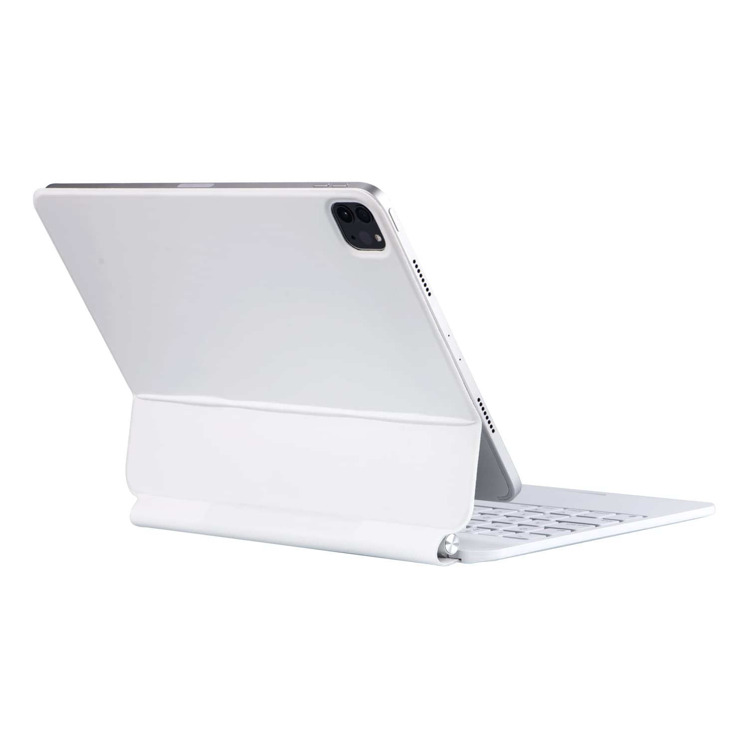 Magic Keyboard - Funda magnética para iPad Pro de 12,9 pulgadas (3ª, 4ª, 5ª, 6ª generación) y Air de 13" (M3/M2), teclado magnético con panel táctil, iluminación y disposición alemana QWERTZ
