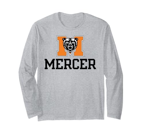 Mercer Bears Sportsmanship Gray Officially Licensed Long Sleeve T-Shirt