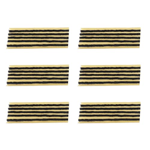 Image of TS-260D30 Tire Repair Strings Rubber Strip 30PCS 1 /4 inch x 8 inch Black,Tire Repair Plugs Self Vulcanizing Tire Puncture Repair Strips Sealer