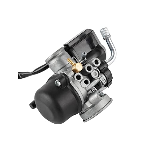 Montaje Carburador Carburador Moto para Scooter De 50cc para Piaggio para Gilera para Aprilia Todos Los Modelos Comunes Carburador Deportivo con Membrana Admisión E-Choke 17. 5mm