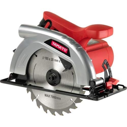Yamato CS 1200-185, Sega Circolare da 1200W. Lama Denti in carburo di tungsteno con Piastra Regolabile. Peso 3,50kg.