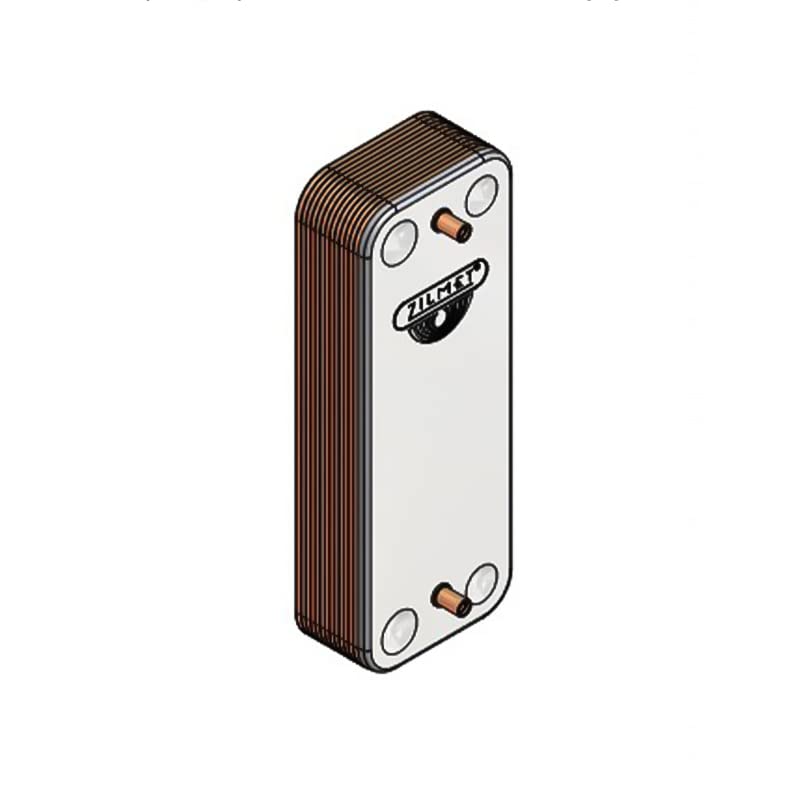 Mondo Viro - Intercambiador de 12 placas de repuesto compatible para calderas Merl Ariston Rhoss