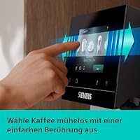 Siemens Kaffeevollautomat EQ700 iAroma, Full-Touch-Display, Cold Brew und Slow Brew, Home Appliances App, Grau, TP725E01 – Ansicht 4