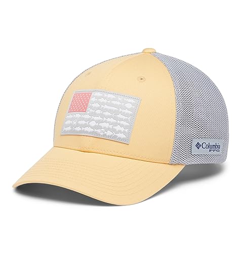 Image of Columbia Unisex PFG Fish Flag Mesh Ball Cap