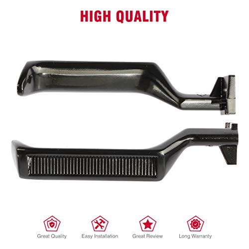 Autex Interior Front/Rear Left Driver Side Door Handle Compatible With Bronco F150 F250 F350 F53 F59 F800 1987-1996 | Replaces# 77178 #TOP5