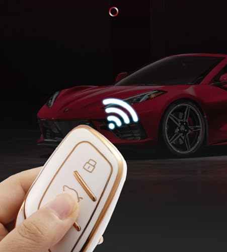 Funda de llave en TPU de 3 botones resistente para MG ZS EV y HS 6