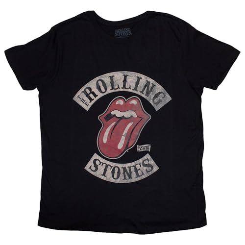 T-Shirt # Xxl Black Femmina # Tour 1978