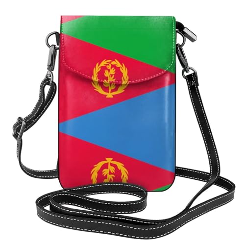 Sac téléphone drapeau érythréen en microfibre avec rabat de protection voyage