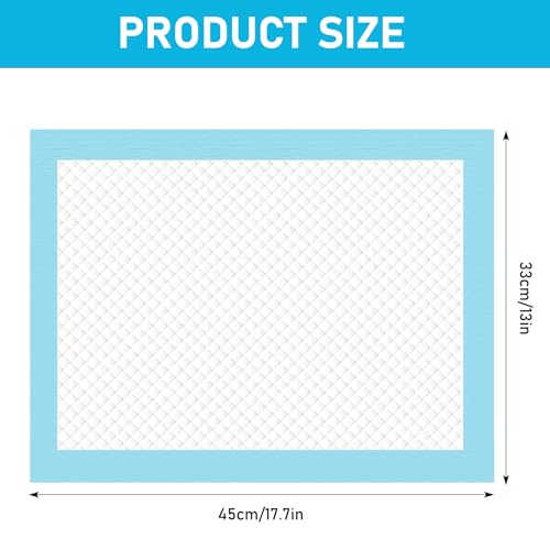 Disposable Puppy Training Pads 200 Count Pee Pads for Dogs, Cats, Rabbits and Guinea Pigs Waterproof Super Absorbent Odour Locking 13” x 17.7” - Image 3
