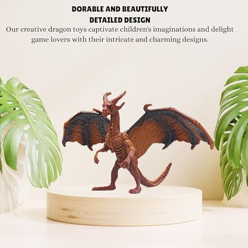 Image of Realistic Flying Dragons Dinosaur Animal Toys for Kids 3+ | Big Size 8PCs Attractive Multicolor Dino Animals Toy for Boys and Girls Birthday Gift for Children Education & Decor Items(Dragon 8)